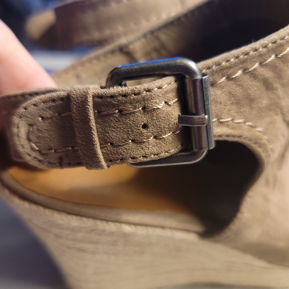 Universal Thread Espadrille Platform Wedge Taupe … - image 7